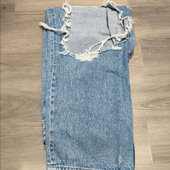 American Eagle Outfitters High Rise Blue Jeans - Picture 3 of 3